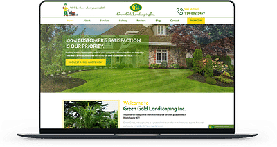 Green Gold Landscaping - Website Creation