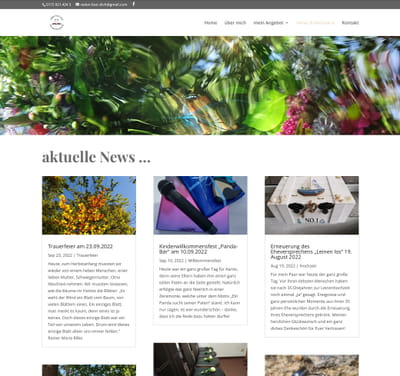 Homepage für Freiberufler - Webseitengestaltung