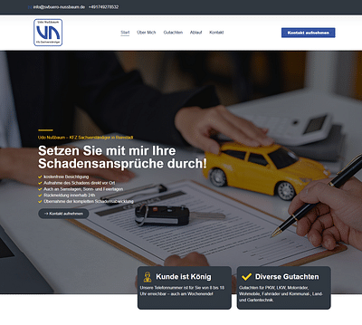 Website & SEO für KFZ Gutachter - Marketing