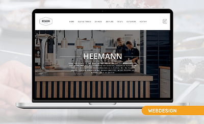 Restaurant Heemann: Neues Design - Création de site internet