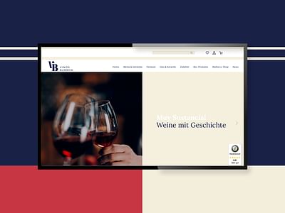 Vinos Barrón (New Wordpress Website) - Webseitengestaltung