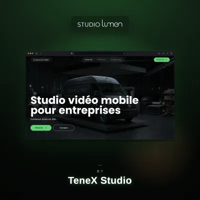 Studio Lumen - Studio vidéo - Création de site internet