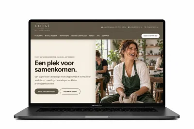 Website voor Local319 - Webseitengestaltung