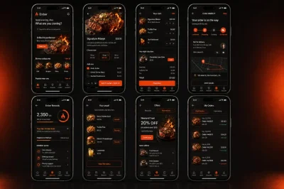 Ember: Restaurant Ordering App - Application mobile