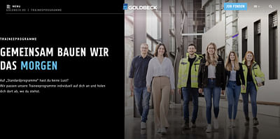 Goldbeck: Employer Branding Trainee Programm - Markenbildung & Positionierung
