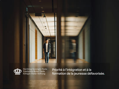 Logo & site web pour la Fondation Reine Paola - Création de site internet