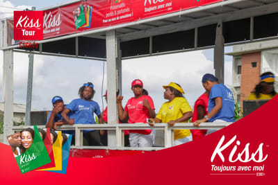 Campagne d'activation KISS en Côte d'Ivoire - Reclame