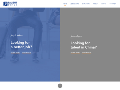 Talent First - Website Creatie