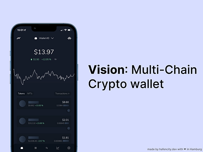 Vision: Multi-Chain Crypto Wallet - Application web