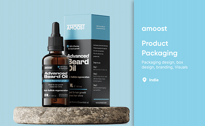 Packaging design for amoost - Branding & Positionering