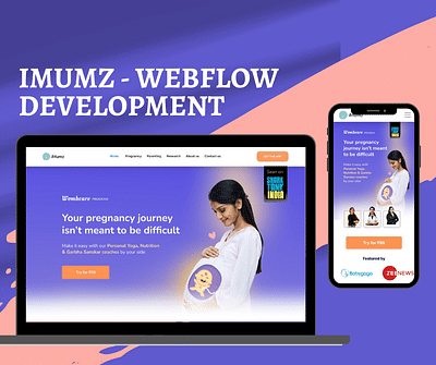 Imumz - Webflow Development - Website Creation