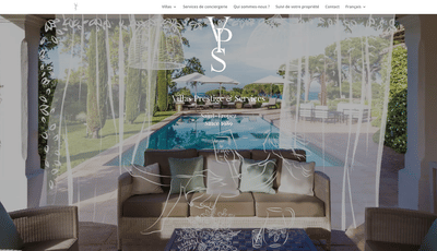 Villas Prestige et Services / création du site - Animation