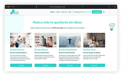 Acis Energía | Web Corporativa - Website Creation