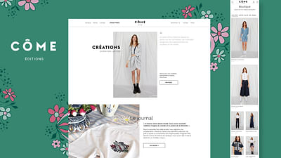 Côme Editions  site e-commerce sous Prestashop