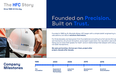 Hamisa for Consulting - Website Creation