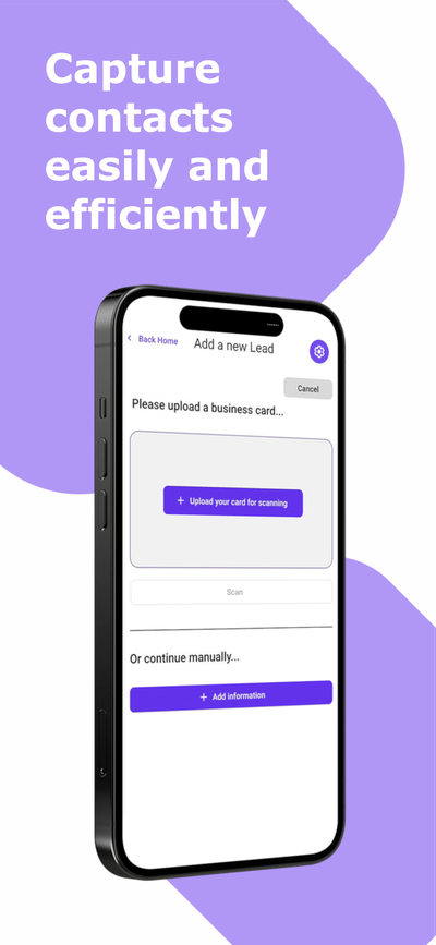 RainConnect – Sales Assistant App für Lead-Management - Mobile App
