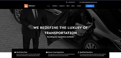 Web Design For Minneapolis Airport Car Service - Creación de Sitios Web