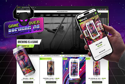Site E-Commerce - GameOverBrewing - Ontwerp