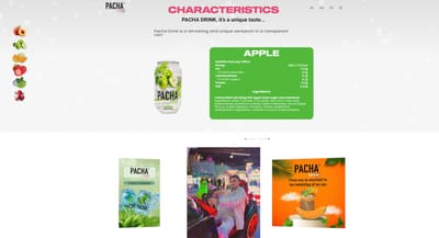 Site Internet Pachadrinks.com - Création de site internet