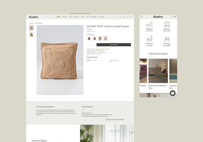 Diseño Web Kuatro Carpets - Ergonomie (UX/UI)