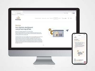 Nestas, cloud solution to manage buildings B2B-B2C - Copywriting