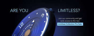 Limitless Watch Design and Launch - Redes Sociales