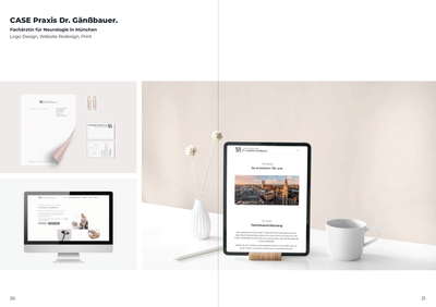 Rebranding + Webdesign Neurologie in München. - Rédaction et traduction