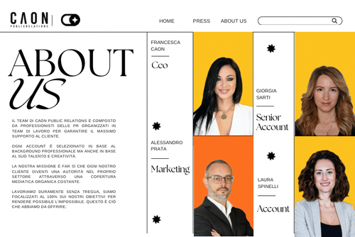CAON Public Relations S.r.l. cover