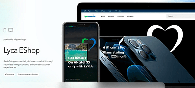 Lyca | Ecommerce Mobile App - Application mobile