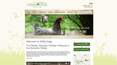 Wolds Edge Holiday Lodges - Onlinewerbung