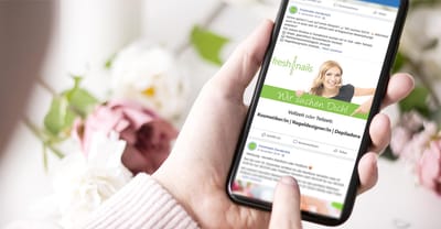 Social Media und Werbung für Mani- und Pediküre - Onlinewerbung