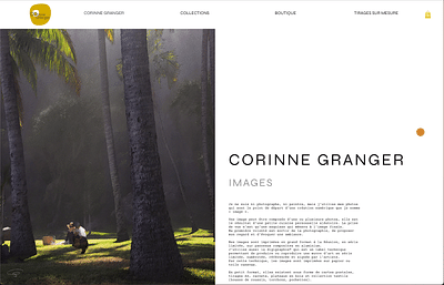 WEBDESIGN | CORINNE GRANGER | WEB DESIGN - Website Creatie