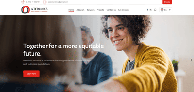 Site web Interlinks - Creación de Sitios Web