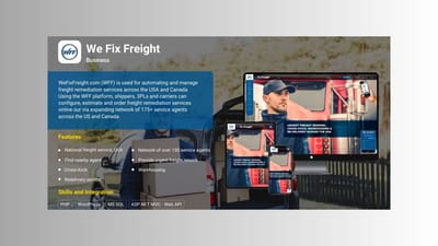 We Fix Freight - Application mobile