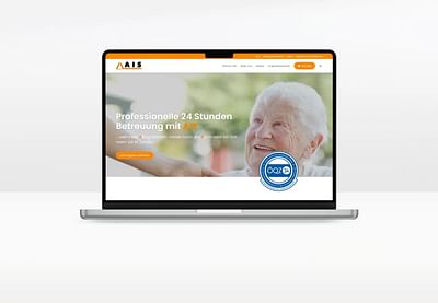 Webentwicklung für AIS 24 Stundenbetreuung - Website Creatie