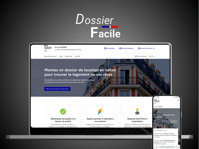 DossierFacile - Simplifier et sécuriser le dossier de location - Webanwendung