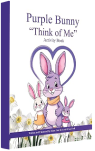 Purple Bunny Think of me - Advertising