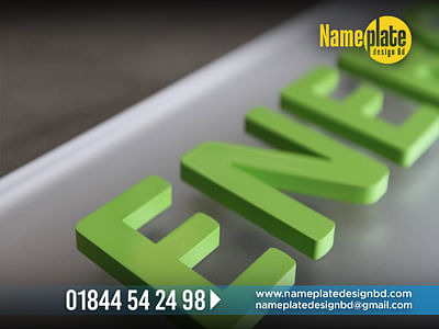 Acrylic Name Plates for Offices Printed - Reclame
