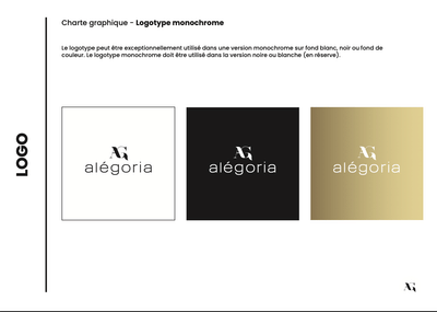 Charte graphique Alégoria - Design & graphisme