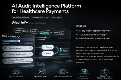 AI Audit Intelligence Platform for Healthcare Payments - Künstliche Intelligenz