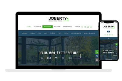 Branding / image de marque Joberty - Référencement naturel