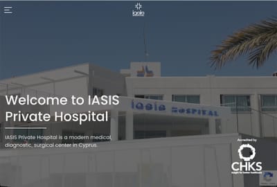 Custom WordPress Website IASIS Private Hospital - Website Creatie