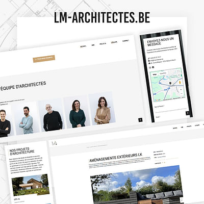 Site Internet / Portfolio - LM Architectes - Design & graphisme