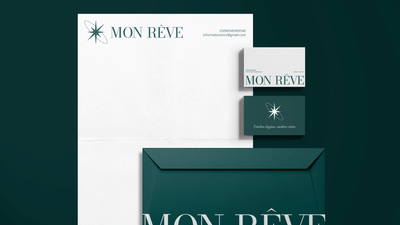 Mon Rêve – visual identity for a fashion label - Grafische Identität