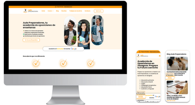 Diseño web, SEO, mantenimiento - Aula preparadores - SEO
