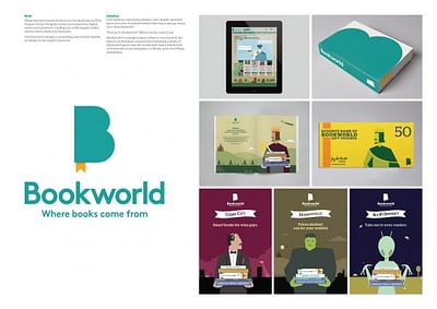 BOOKWORLD REBRAND - Image de marque & branding