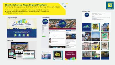 Website & Social Media for ScharlooAbou.com - Social media