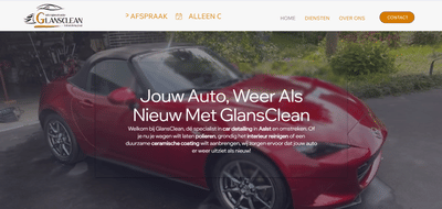 Glansclean - Website Creation