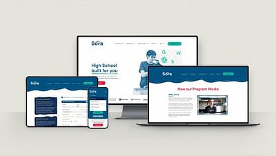 Brand  & web design for a virtual high school
