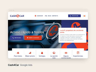 Cash4Car: +32% de conversiones con Google Ads - 3D